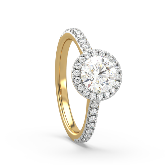 Kataleya Solitaire Diamond Ring