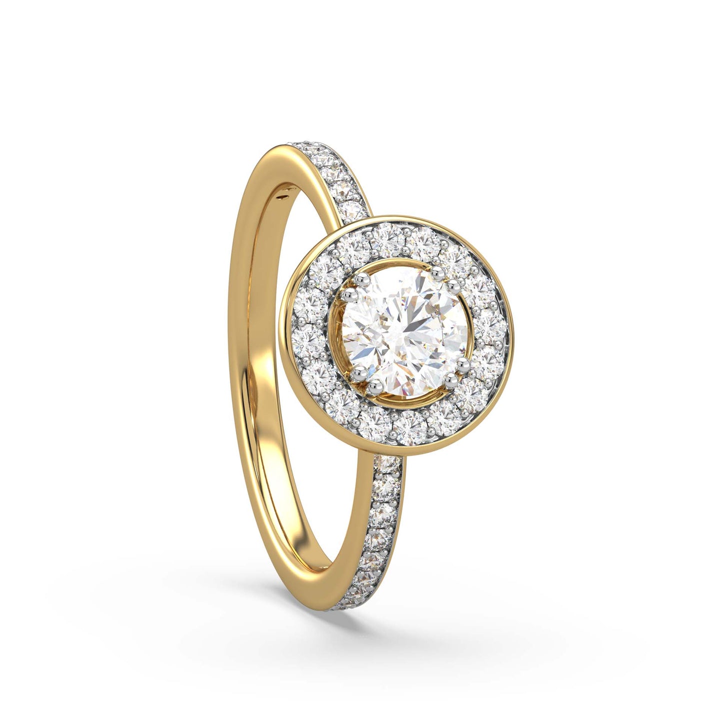 Aniya Halo Diamond Ring