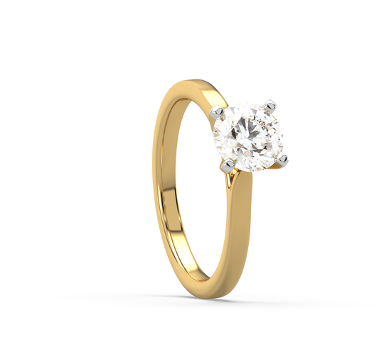 Lyuda Solitaire Diamond Ring