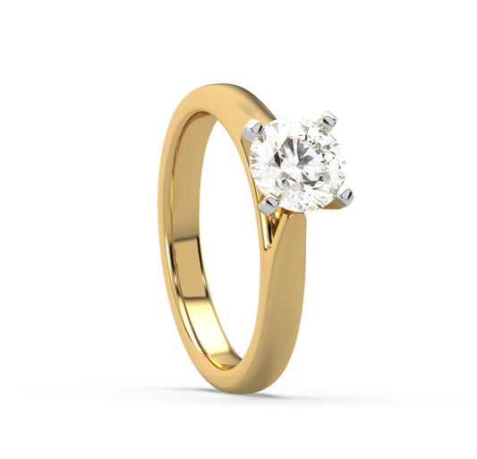 Asya Solitaire Diamond Ring