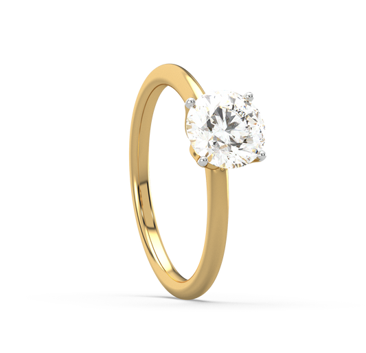 Zoa Solitaire Diamond Ring