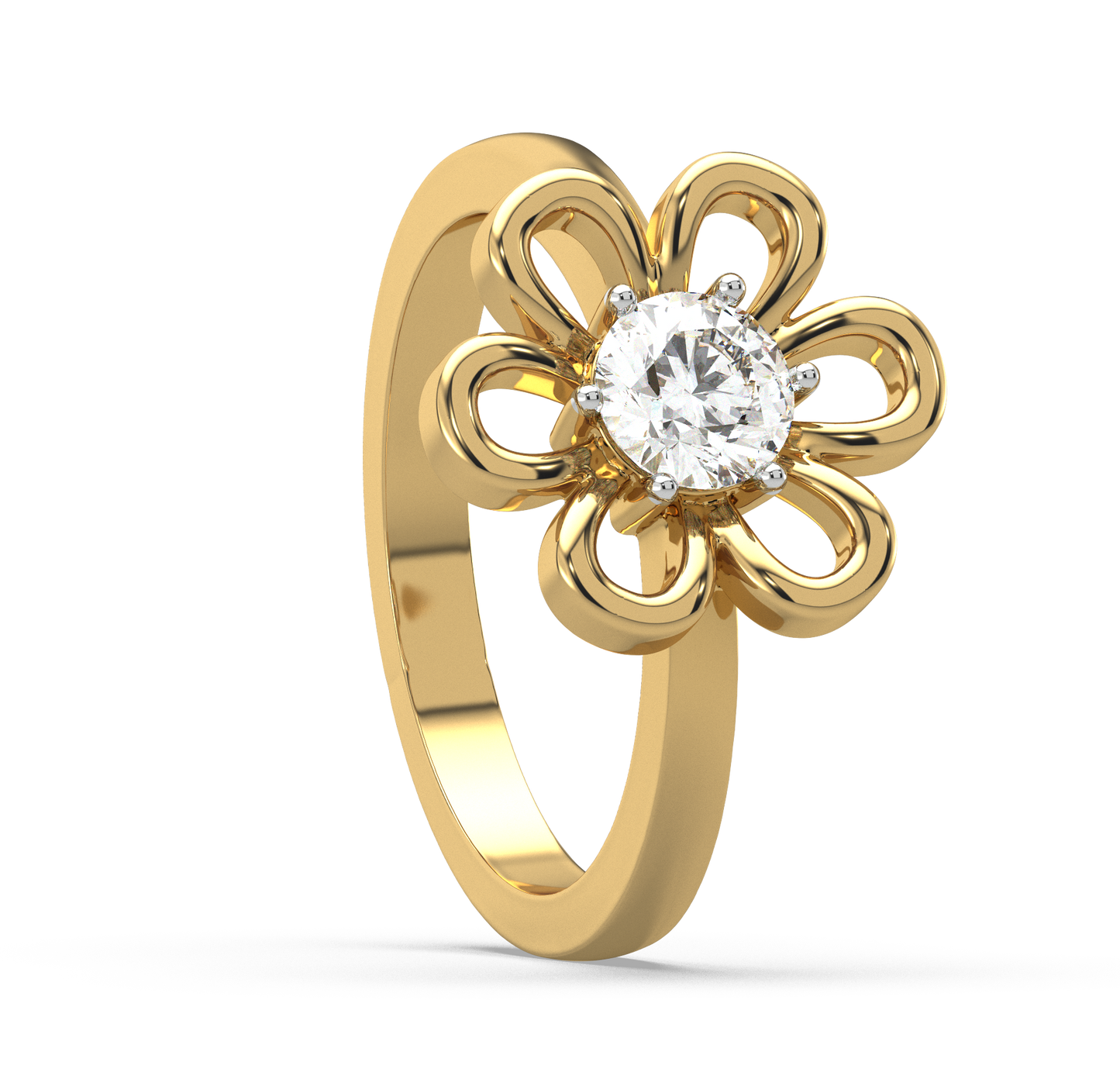 Evgenia Diamond Solitaire Ring