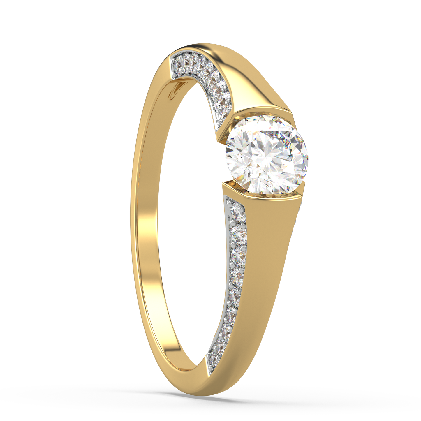 DIVAA Solitaire Diamond Rings For Her