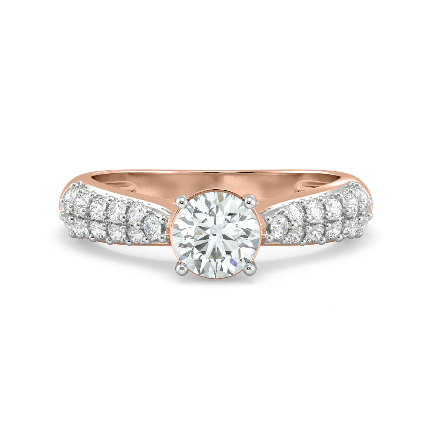 Diamond Ring for her in Rose Gold DRG22531