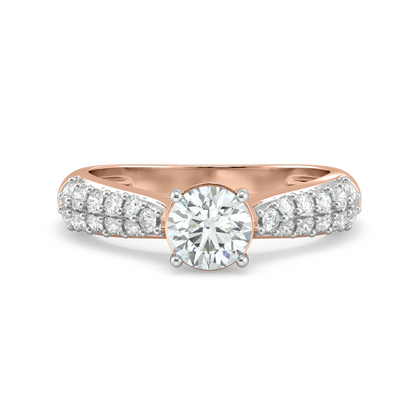 Diamond Ring for her in Rose Gold DRG22531