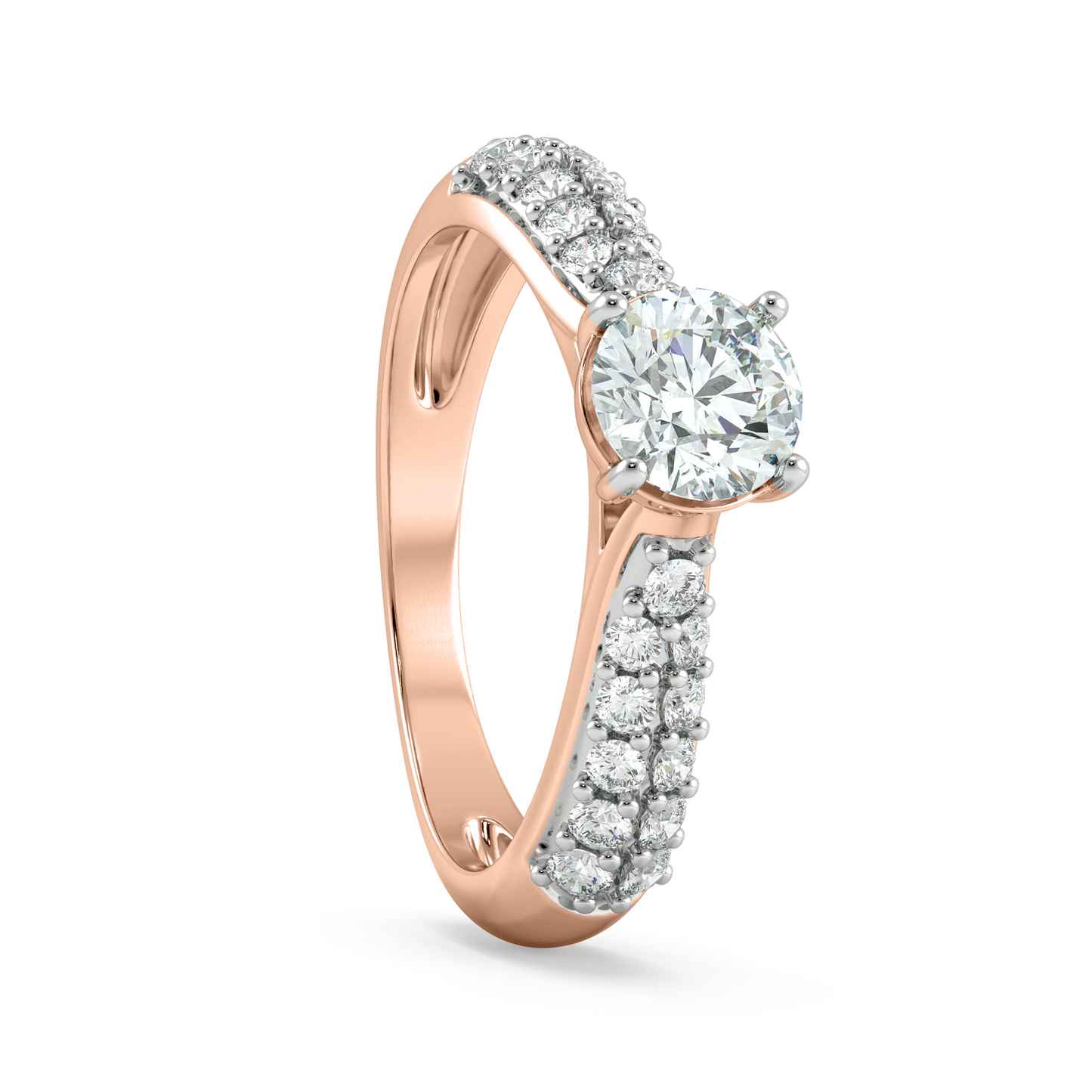 Diamond Ring for her in Rose Gold DRG22531