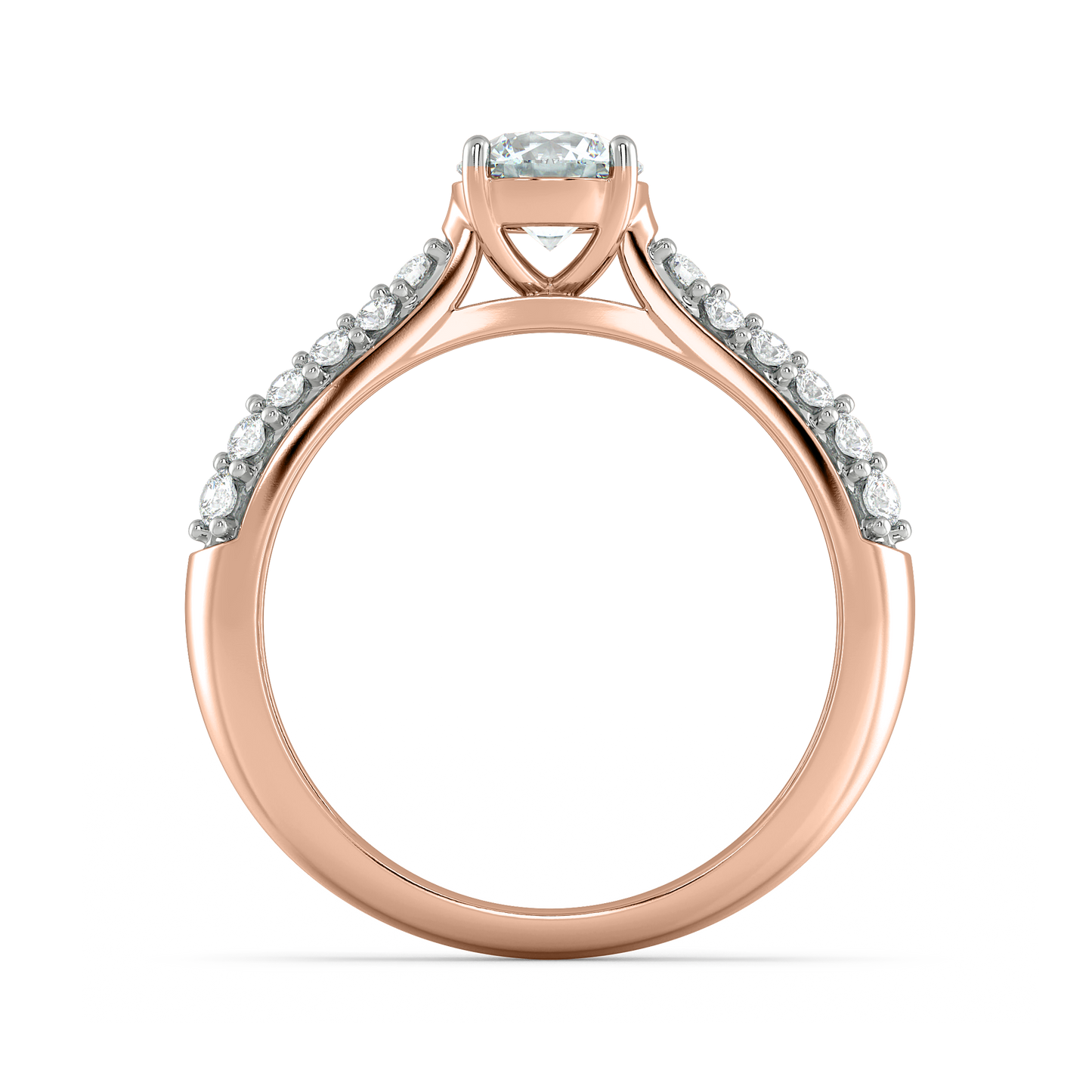 Diamond Ring for her in Rose Gold DRG22531