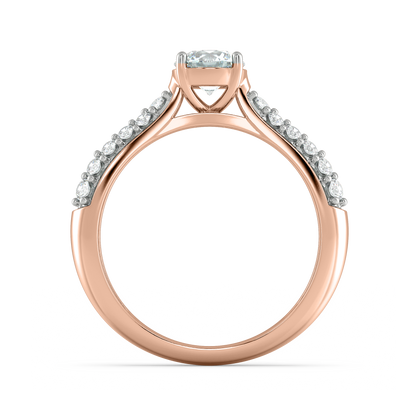 Diamond Ring for her in Rose Gold DRG22531