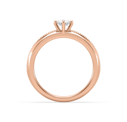 Diamond Ring for her in Rose Gold DRG22533