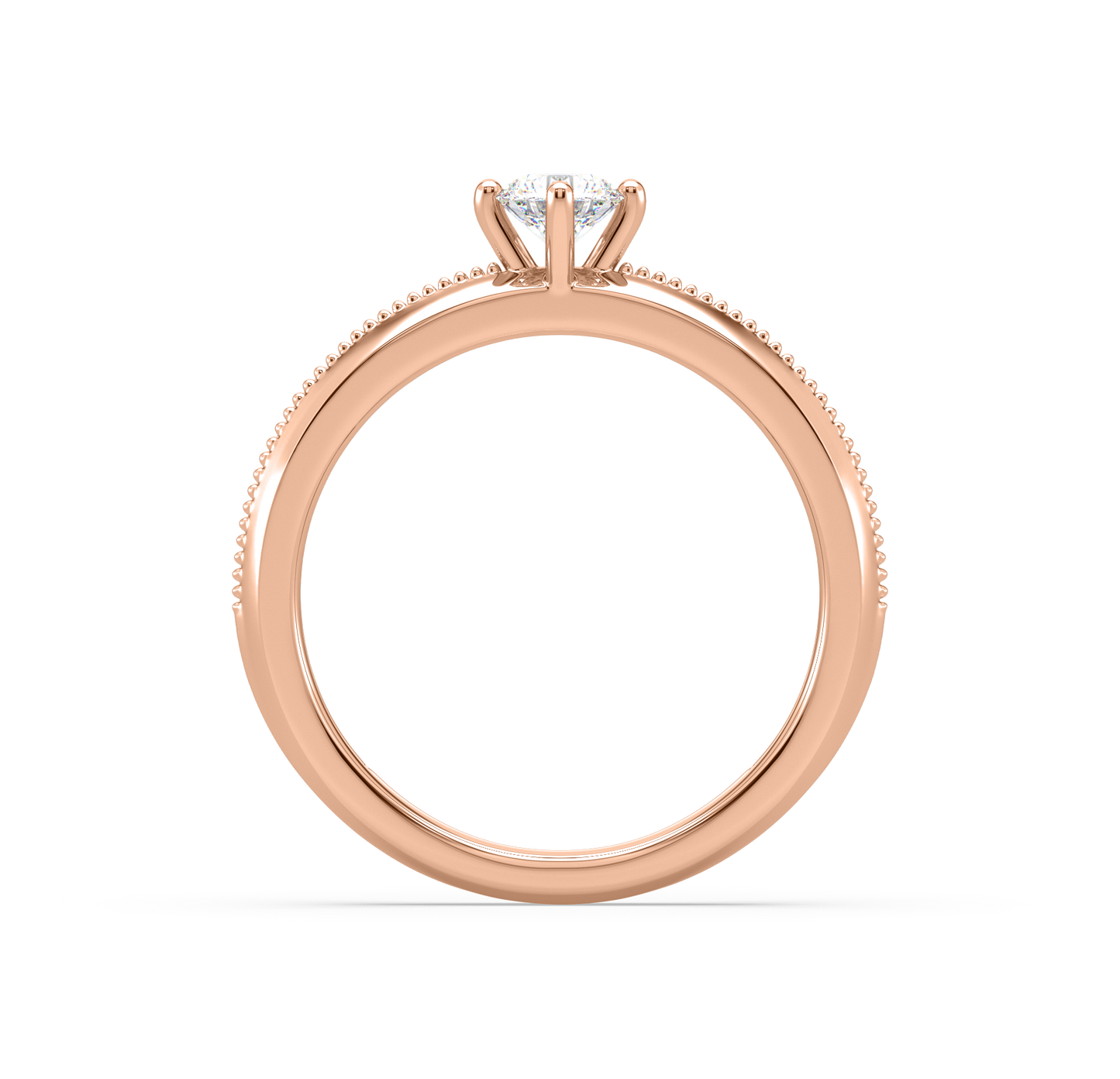 Diamond Ring for her in Rose Gold DRG22534