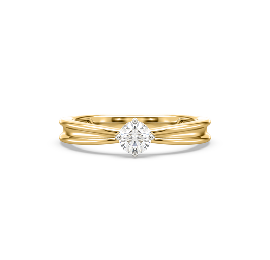 Diamond Ring for her in Yellow Gold DRG22543