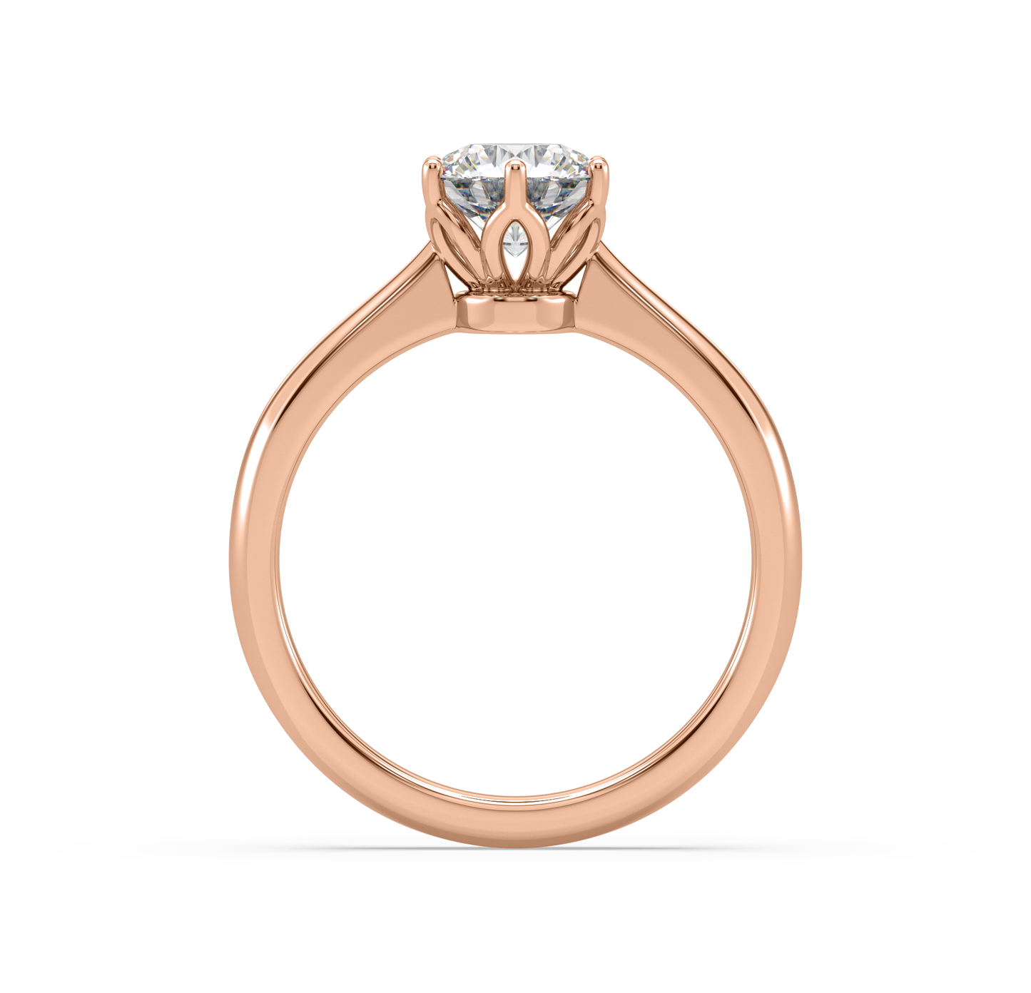 Diamond Ring for her in Rose Gold DRG22544