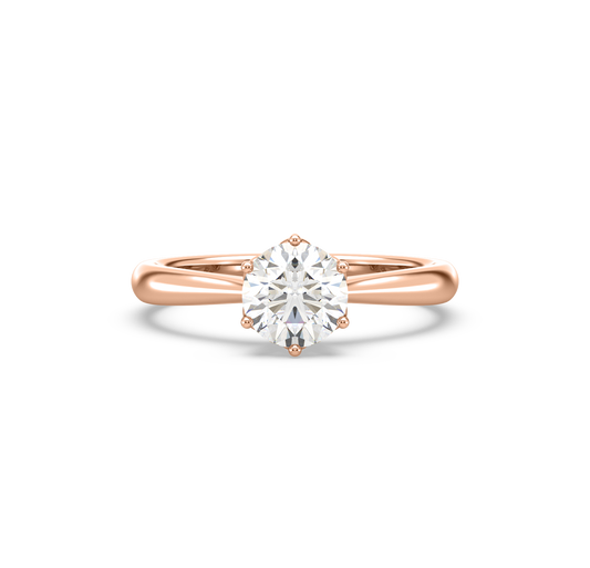 Diamond Ring for her in Rose Gold DRG22544