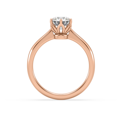 Diamond Ring for her in Rose Gold DRG22547