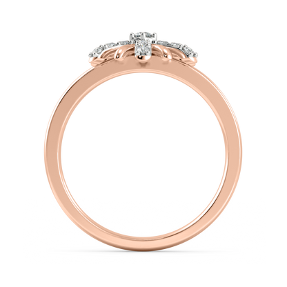 Diamond Ring for her in Rose Gold DRG22550