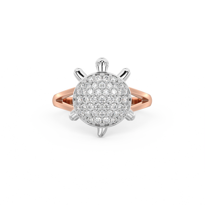 Diamond Ring for her in Rose & White Gold DRG22552