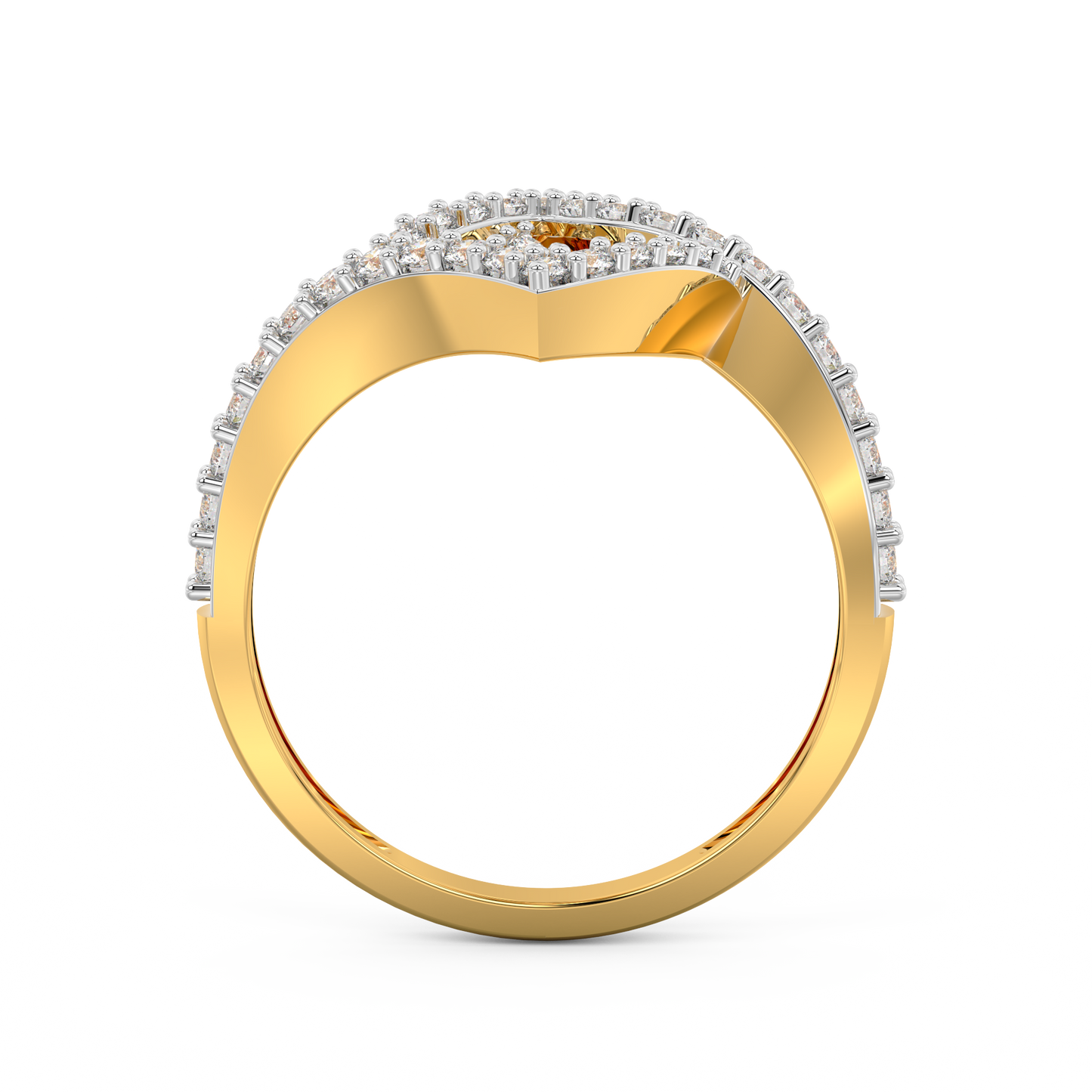 Diamond Ring for her in Yellow Gold DRG22556