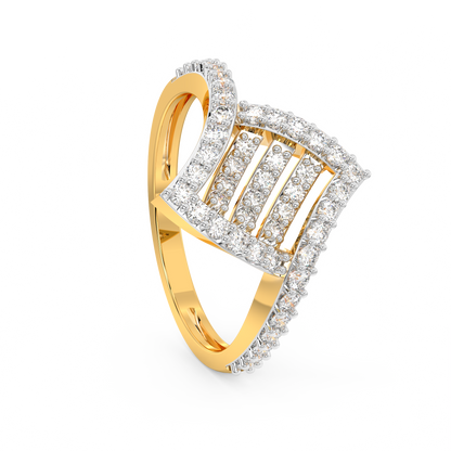 Diamond Ring for her in Yellow Gold DRG22556