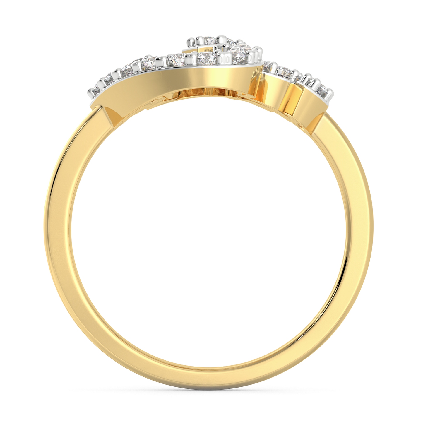 Diamond Ring for her in Yellow Gold DRG22557