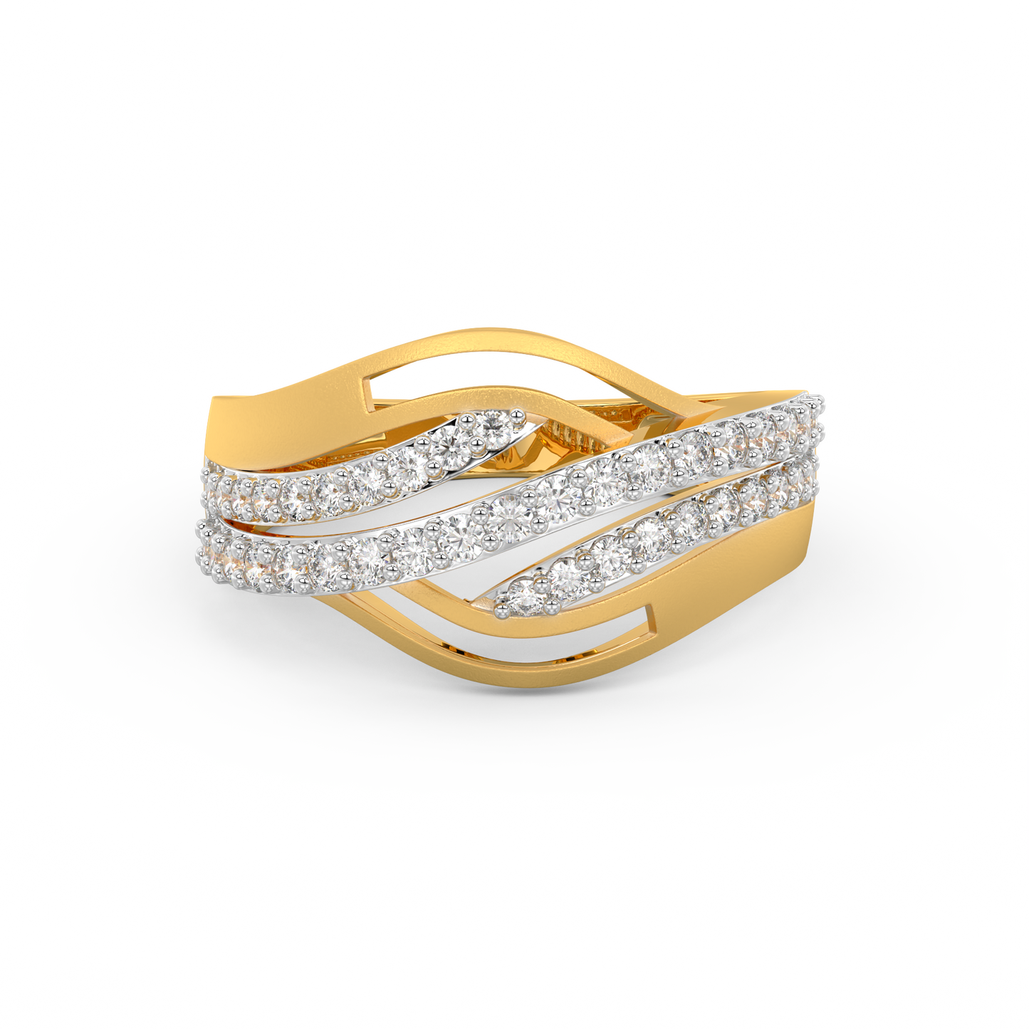 Diamond Ring for her in Yellow Gold DRG22558