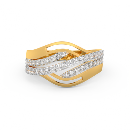 Diamond Ring for her in Yellow Gold DRG22558