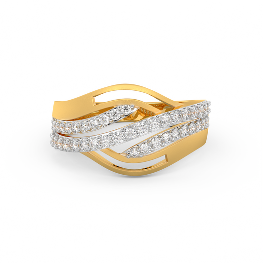 Diamond Ring for her in Yellow Gold DRG22558