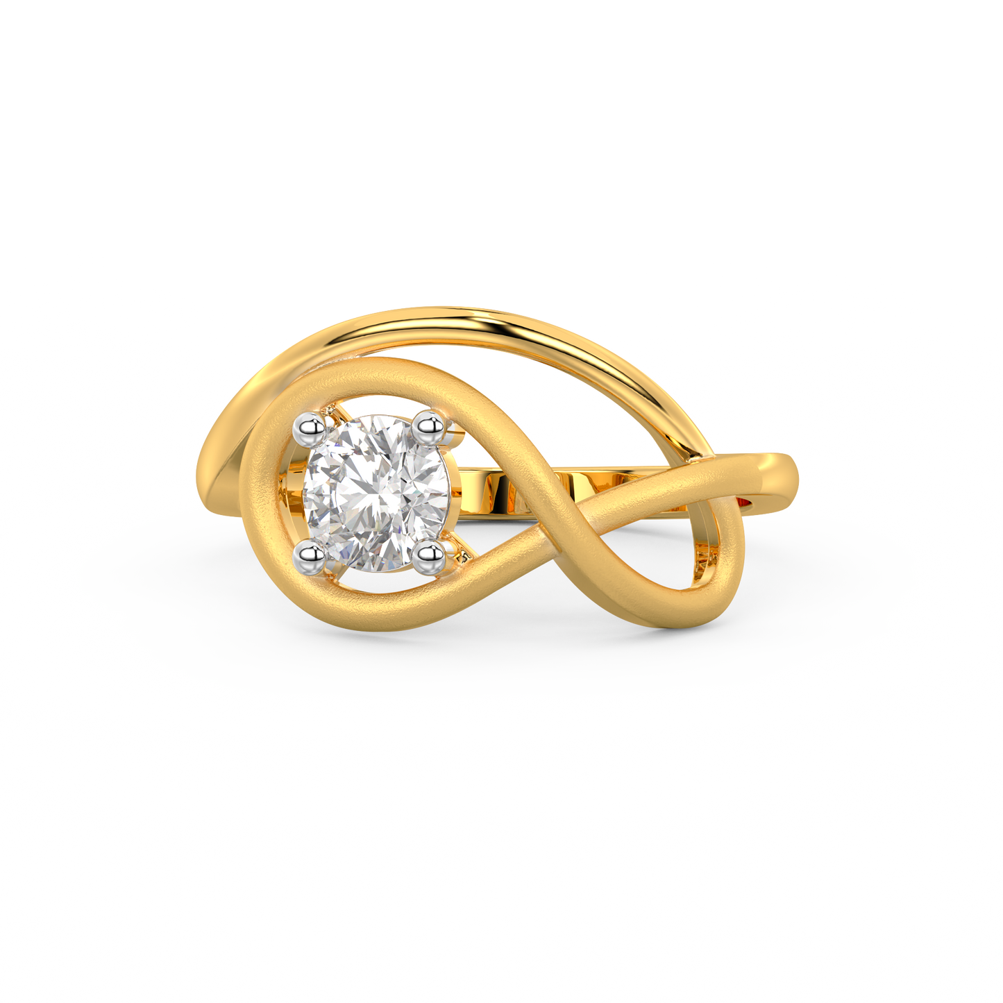 Diamond Ring for her in Yellow Gold DRG22559