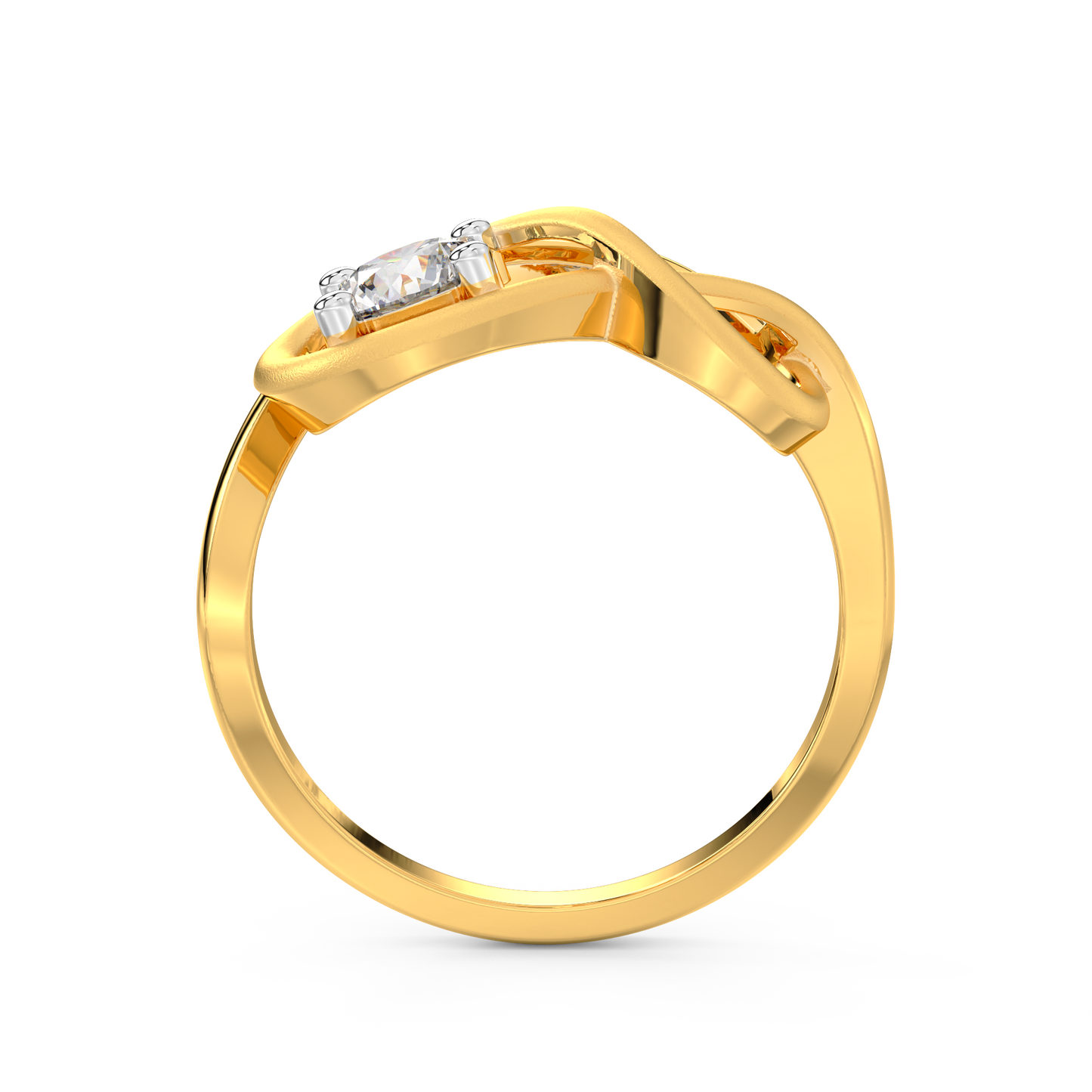 Diamond Ring for her in Yellow Gold DRG22559