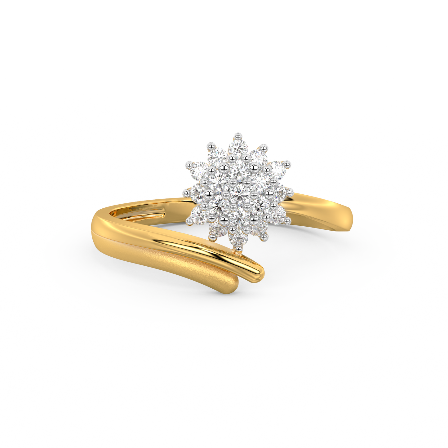 Diamond Ring for her in Yellow Gold DRG22561