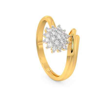 Diamond Ring for her in Yellow Gold DRG22561