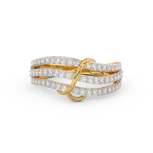 Diamond Ring for her in Yellow Gold DRG22562