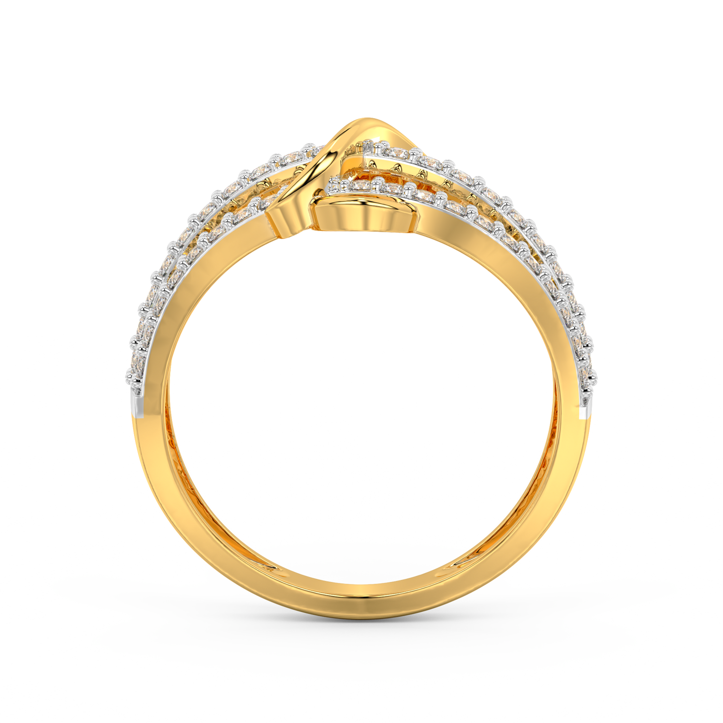 Diamond Ring for her in Yellow Gold DRG22562