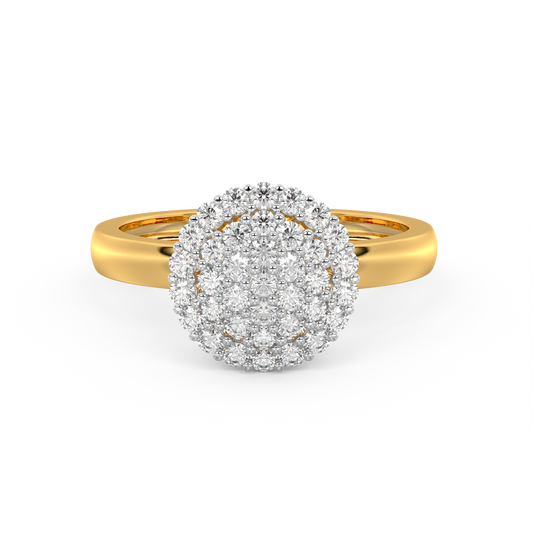 Diamond Ring for her in Yellow Gold DRG22563