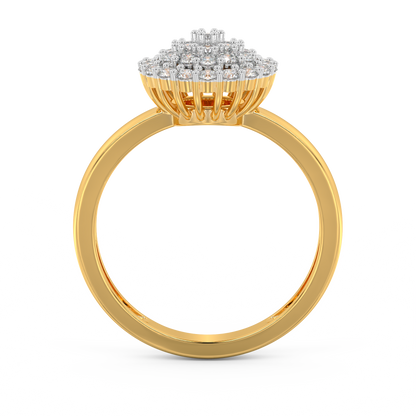 Diamond Ring for her in Yellow Gold DRG22563