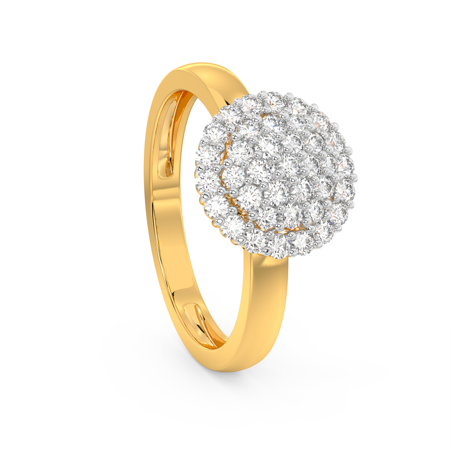 Diamond Ring for her in Yellow Gold DRG22563