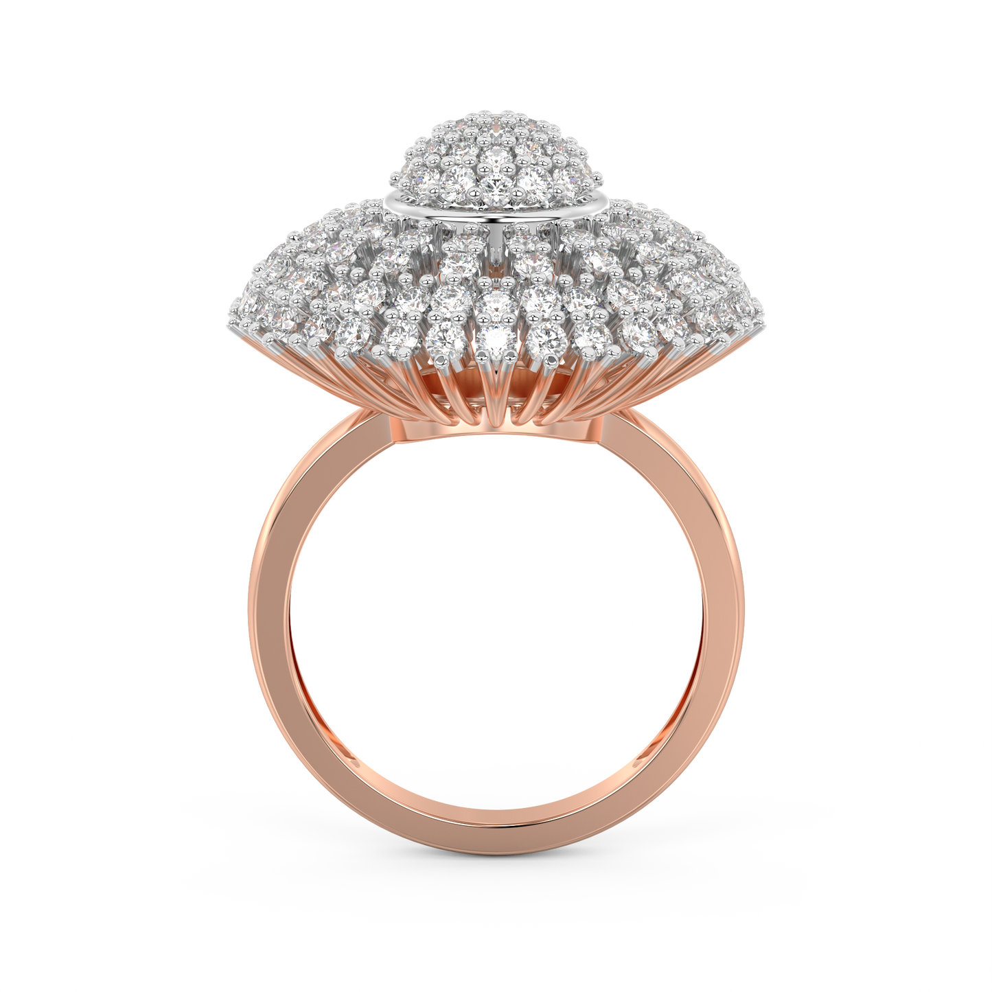 Diamond Ring for her in Rose Gold DRG22564