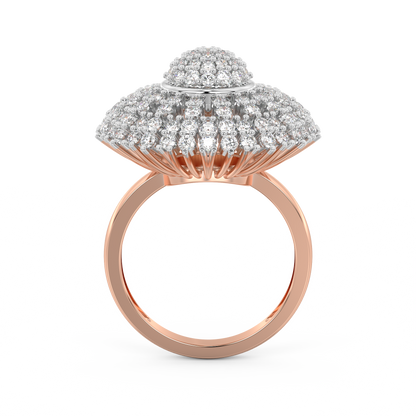 Diamond Ring for her in Rose Gold DRG22564