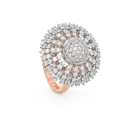 Diamond Ring for her in Rose Gold DRG22564