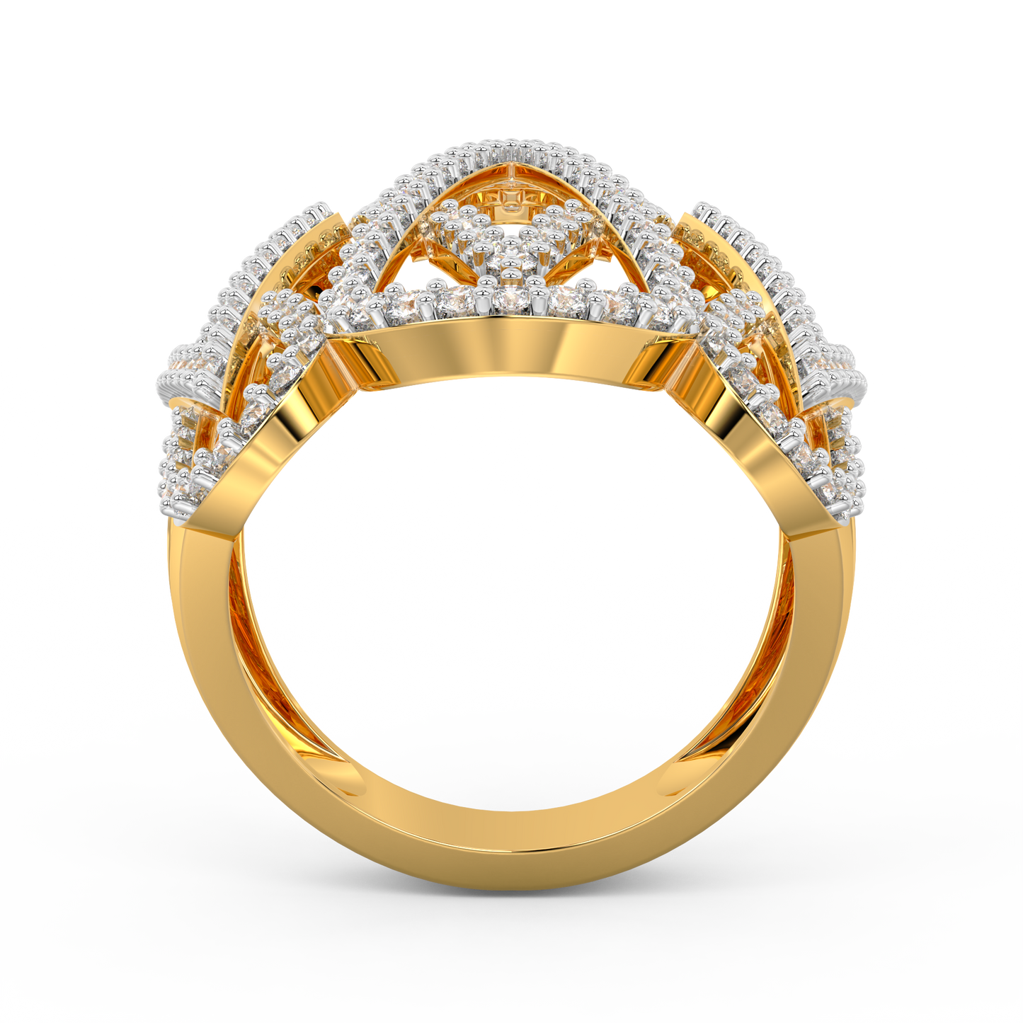 Diamond Ring for her in Yellow Gold DRG22566