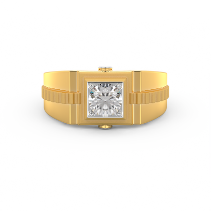 Diamond Ring for her in Yellow & White Gold DRG22570