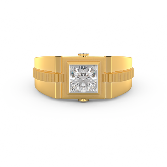 Diamond Ring for her in Yellow & White Gold DRG22570