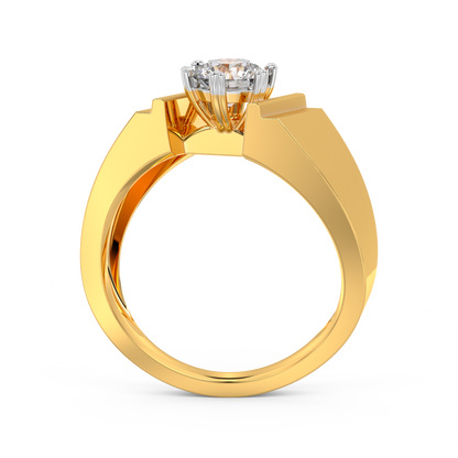 Diamond Ring for her in Yellow & White Gold DRG22571