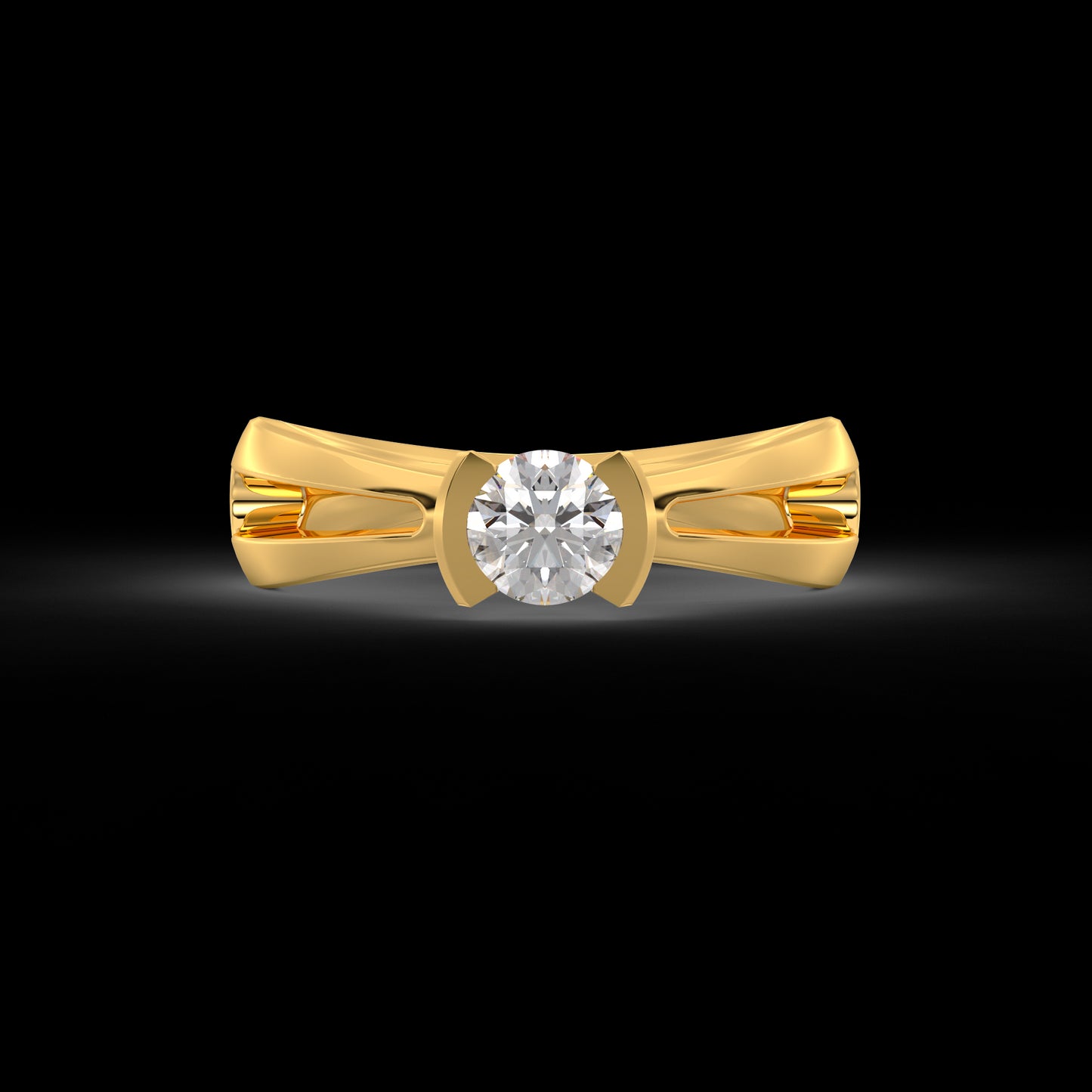 Diamond Ring for her in Yellow Gold DRG22573