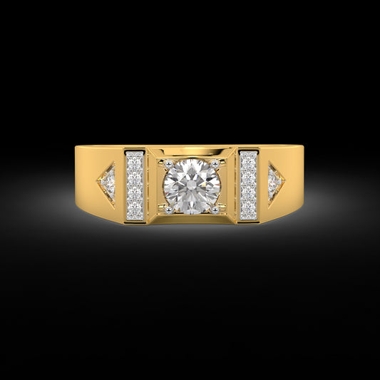 Diamond Ring for her in Yellow Gold DRG22578