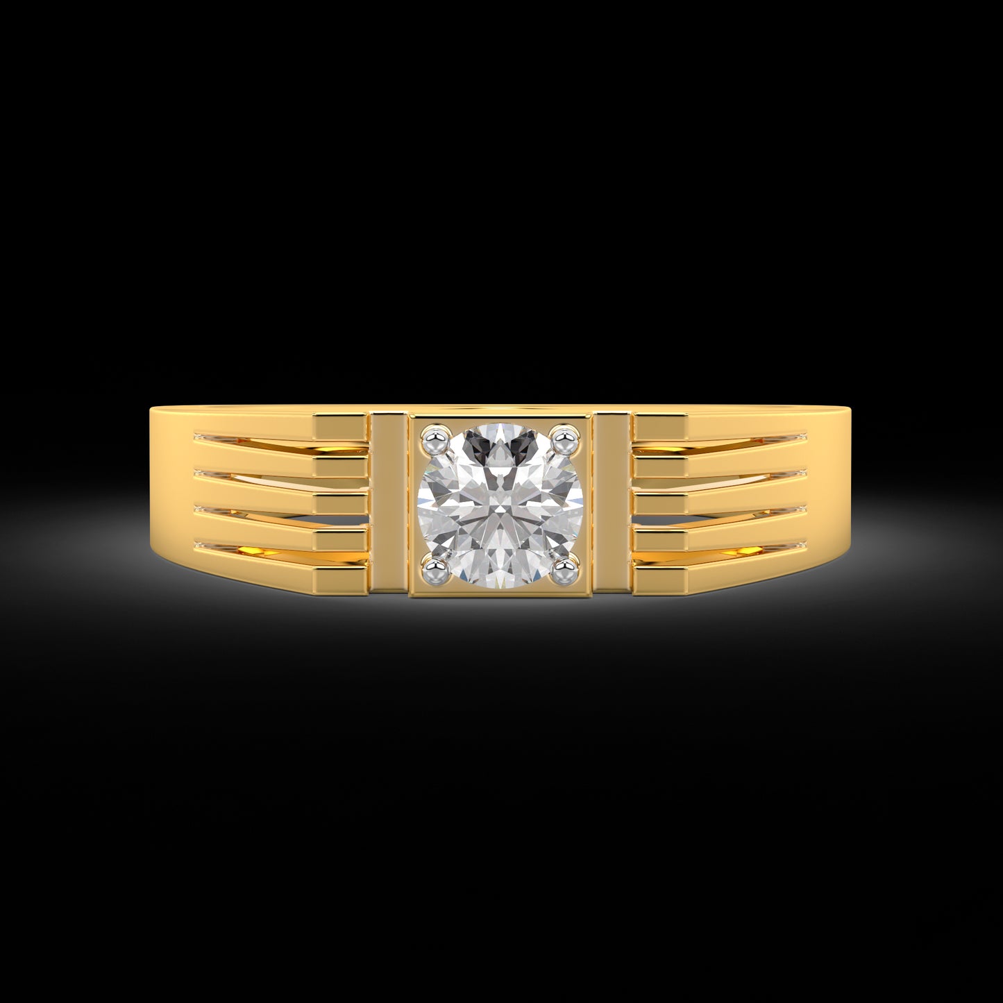 Diamond Ring for her in Yellow Gold DRG22579