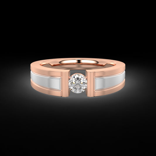 Diamond Ring for her in Rose & White Gold DRG22581