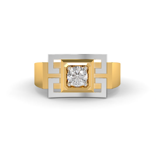 Diamond Ring for her in Yellow & White Gold DRG22583