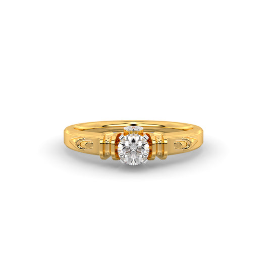 Diamond Ring for her in Yellow Gold DRG22600