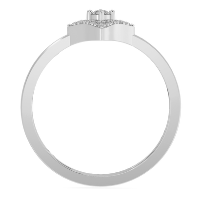 Diamond Ring for her in White Gold DRG22606