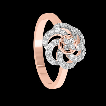 Diamond Ring for her in Rose Gold DRG22610